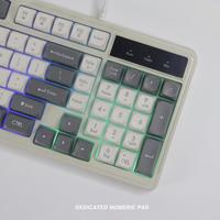 Gambar Rexus K98M Full Size Keyboard Gaming Membrane 98 keys Retro Style Kabel Lampu K98M V2 - K98M V2 dari Click & Go Tokopedia Kota Bandung 3 Tokopedia
