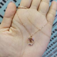 Gambar Liontin Berlian Sapphire Inisial K + Kalung Victoria Jewellery - ROSE GOLD dari Victoria Jewellery Online Kota Administrasi Jakarta Selatan 4 Tokopedia