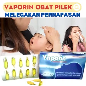 Vaporin Obat Pilek Anak Flu Hidung Mampet Idung Tersumbat Meler