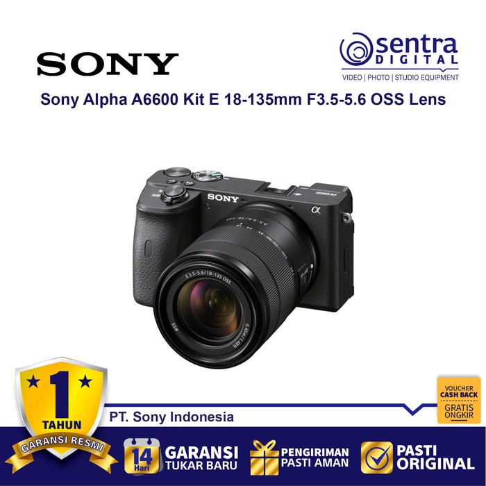 Gambar Sony Alpha A6600M E 18-135mm F3.5-5.6 OSS Black dari Sentra Digital Kota Surabaya Tokopedia
