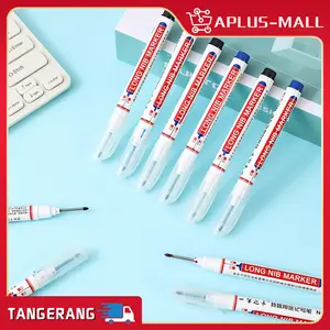 10PCS Spidol Kepala Panjang Long Head Marker Nib Cepat Kering 20mm