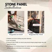 Gambar PU Stone Panel Dinding 3D Batu Alam Wallpanel - Alpha - L dari Wallpaper Indonesia . com Kota Tangerang 4 Tokopedia