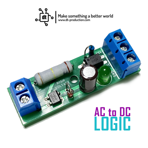 Gambar Sensor Deteksi Tegangan AC to DC Logic Optocoupler Isolation Module dari DT Production Kota Manado Tokopedia