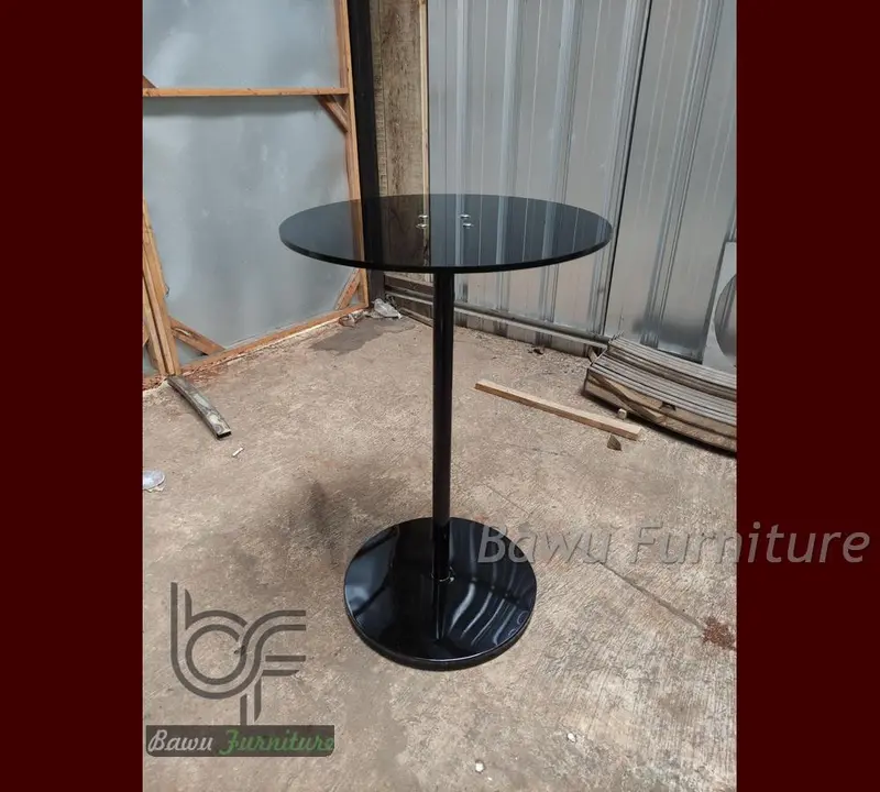 Podium Pulpits Minimalis BLACK -  Mimbar Gereja Stainles Akrilik Hitam 3