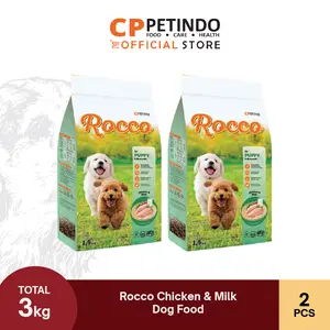 Rocco Chicken & Milk Puppy Makanan Anak Anjing Kering 1.5kg - Isi 2