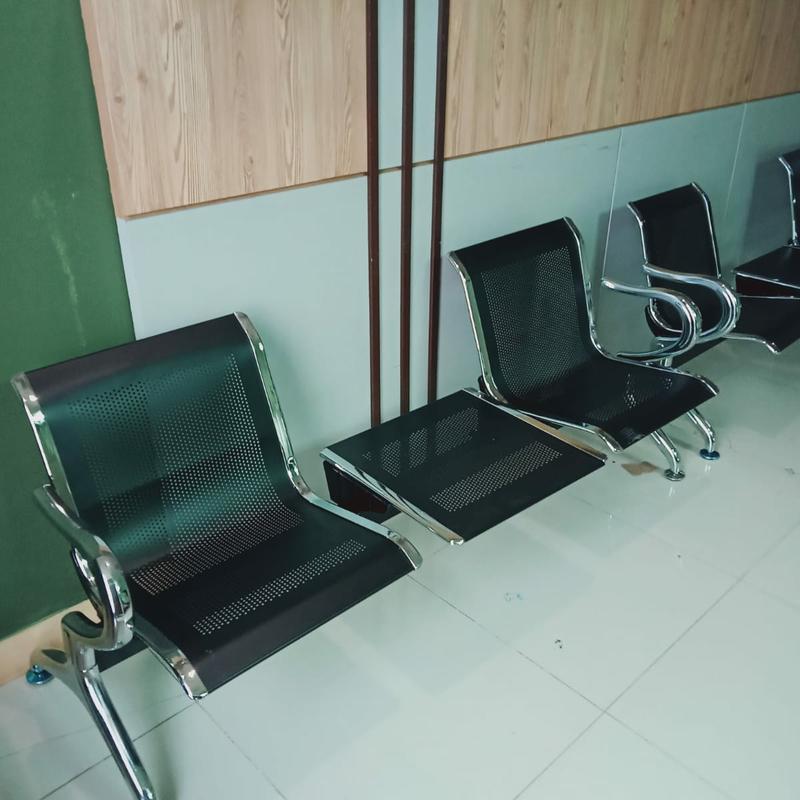 Kursi Tunggu Bandara Import - 2 Seater + 1 Table | NK-2+1D 3