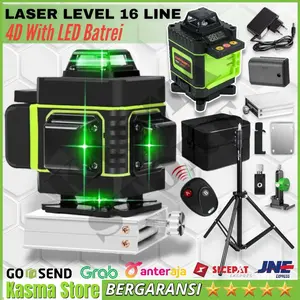 Laser Level 16 Line 4D Laser Pengukur Dimensi Mesin Self Leveling 4D