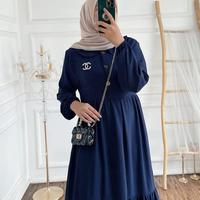 Gambar GAMIS LEBARAN CRINKLE PREMIUM|DRESS LEBARAN MUSLIM CRINKLE AIRFLOW XXL dari Shoppa.stuff Kota Tangerang Selatan 4 Tokopedia