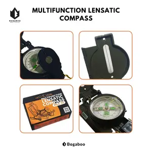 Kompas bidik - kompas navigasi darat - kompas karabiner - kompas
