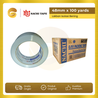 Gambar NACHI OPP Blue Tape Bening Lakban Isolasi Selotip Murah 48mmx100 Yard dari ATI OFFICIAL STORE Kota Surabaya 1 Tokopedia