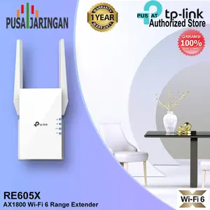 TP-LINK RE605X AX1800 Wi-Fi 6 Range Extender One Mesh Router Smart Repeater