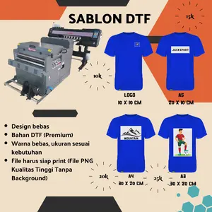 SD-01 SABLON DTF | BELUM TERMASUK BAJU | SABLON CUSTOM | SABLON SUKA