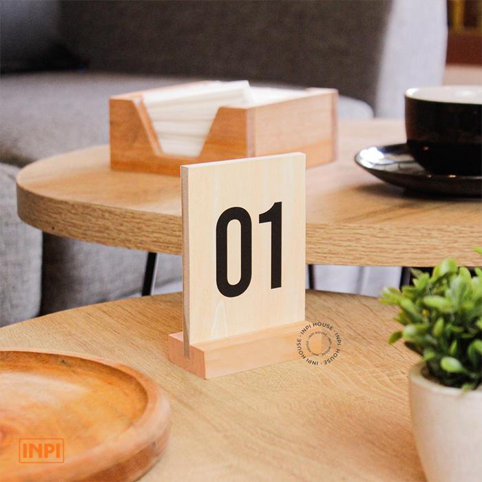 Gambar Sign Nomor Meja Cafe Resto Indoor - INPI HOUSE dari INPI HOUSE Official Kota Bandung Tokopedia