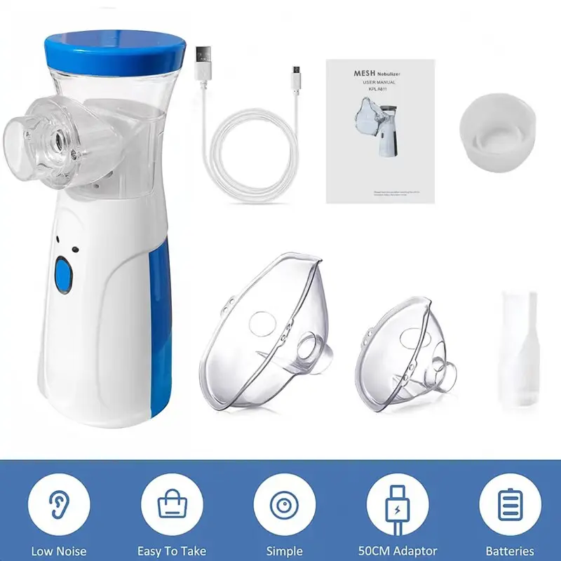 Alat Terapi Pernafasan Ultrasonic Inhaler Nebulizer uap Bayi pilek 1