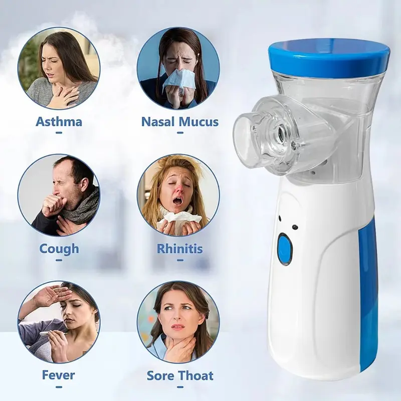 Alat Terapi Pernafasan Ultrasonic Inhaler Nebulizer uap Bayi pilek 2