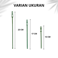 Gambar Ties Pengikat Tanaman Serbaguna  - Tali Pengikat Tanaman Merambat - 23cm dari workplant official Kota Surabaya 2 Tokopedia