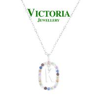Gambar Liontin Berlian Sapphire Inisial K + Kalung Victoria Jewellery - ROSE GOLD dari Victoria Jewellery Online Kota Administrasi Jakarta Selatan 3 Tokopedia