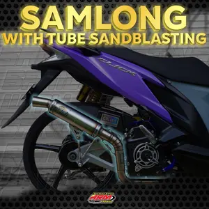 Knalpot Samlong With Tube Sandblasting Vario/ Aerox/ Nmax/ PCX/ Matic