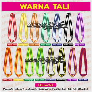 Tali Medali Wisuda Diameter 44 cm Lebar 3 Cm
