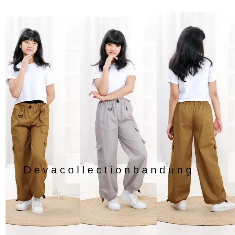 celana panjang anak perempuan korean style  usia 1 - 13 tahun 2