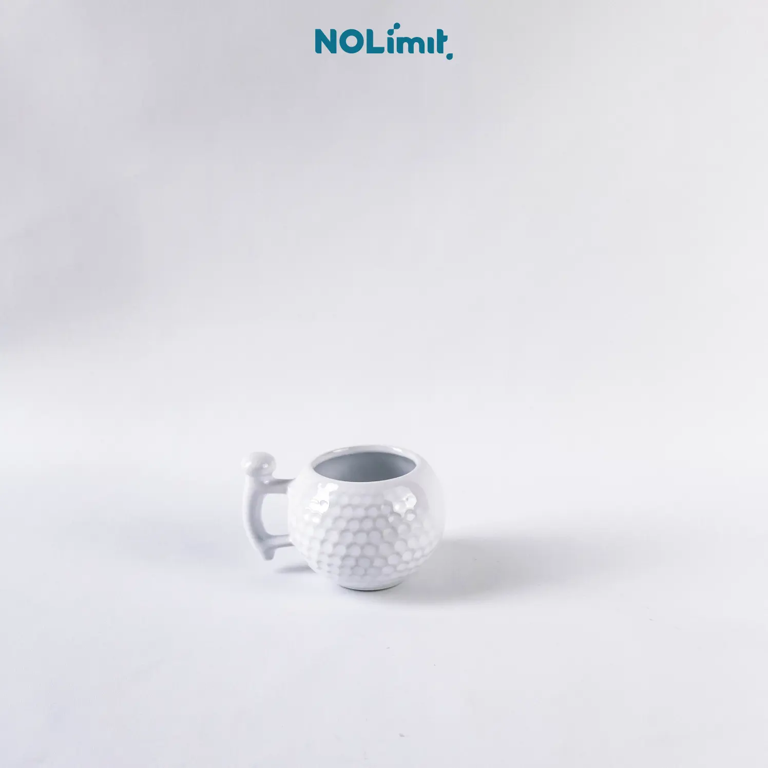 NOLIMIT MUG KERAMIK CANGKIR KERAMIK GELAS KOPI CUP GOLF WHIITE