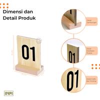 Gambar Sign Nomor Meja Cafe Resto Indoor - INPI HOUSE dari INPI HOUSE Official Kota Bandung 4 Tokopedia