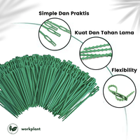 Gambar Ties Pengikat Tanaman Serbaguna  - Tali Pengikat Tanaman Merambat - 23cm dari workplant official Kota Surabaya 3 Tokopedia