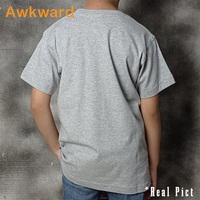 Gambar Kaos Polos Anak Katun Combed 30s Abu-abu Misty - S dari Awkward Brand Kota Administrasi Jakarta Selatan 3 Tokopedia