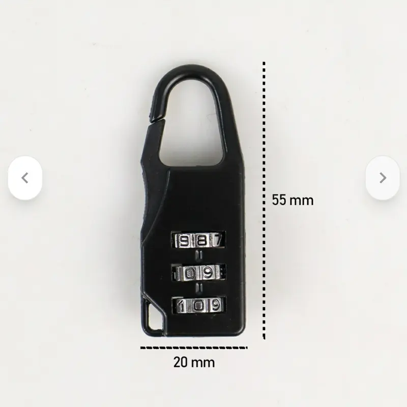 Taffguard Gembok Koper Tas Dengan kode Angka Safety Lock Portable 2