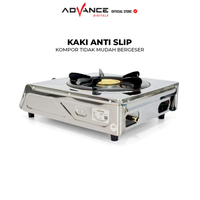 Gambar ADVANCE KOMPOR GAS GB-6601S / GB6601S Body Full Stainless Steel dari Atakrib Elektronik Yogyakarta Kab. Sleman 3 Tokopedia