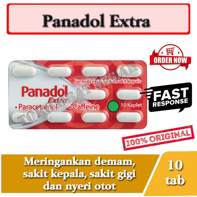 Panadol Merah Kaplet Obat Demam dan Pereda Nyeri