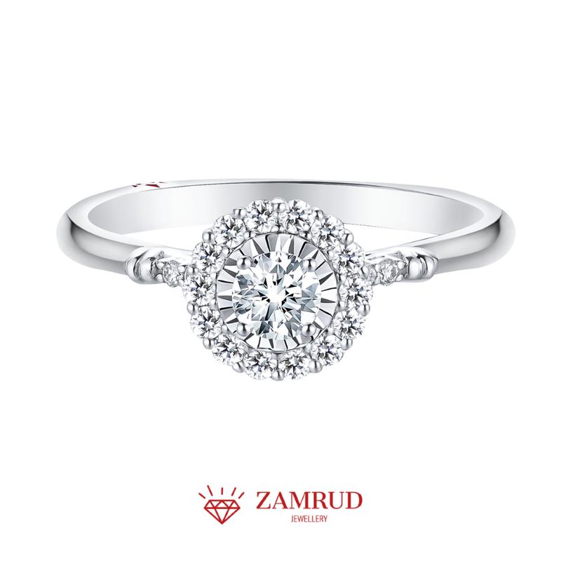 Cincin Berlian ELIZE LR Zamrud Jewellery 1