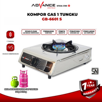 Gambar ADVANCE KOMPOR GAS GB-6601S / GB6601S Body Full Stainless Steel dari Atakrib Elektronik Yogyakarta Kab. Sleman 2 Tokopedia