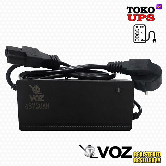 Gambar Voz Charger Baterai E-Bike Selis 48V 20AH Charger Aki Motor Listrik dari TokoUPS Kota Administrasi Jakarta Pusat Tokopedia