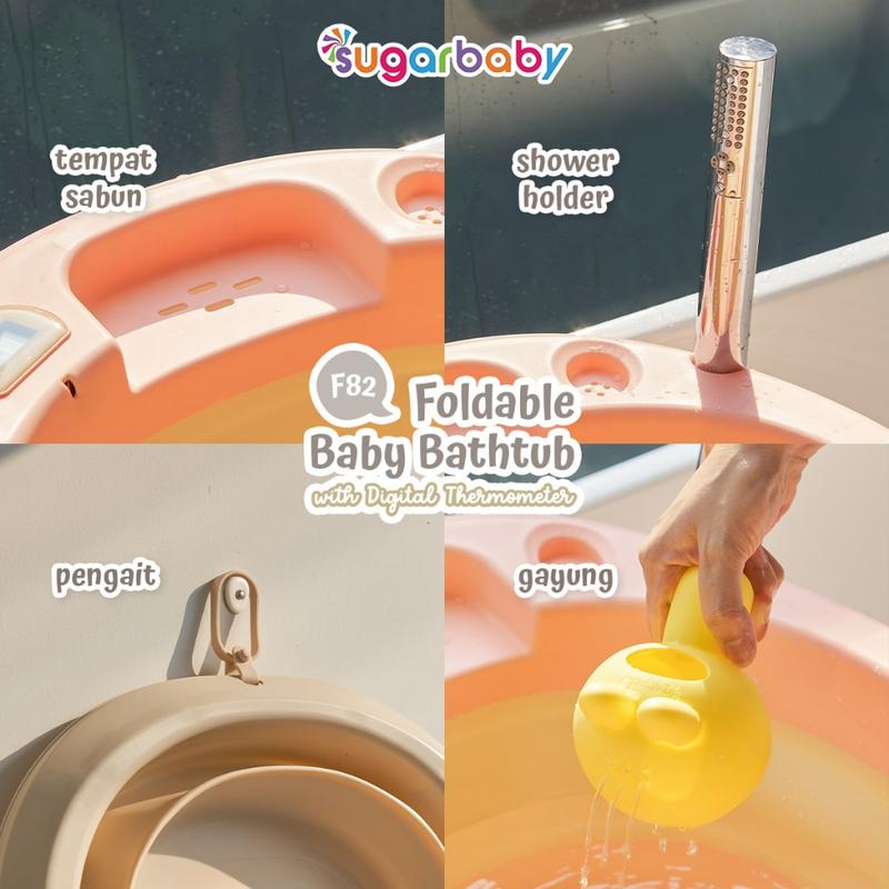 Sugar Baby Baby Bathtub with Digital Thermometer F82 Bak Mandi Bayi 3