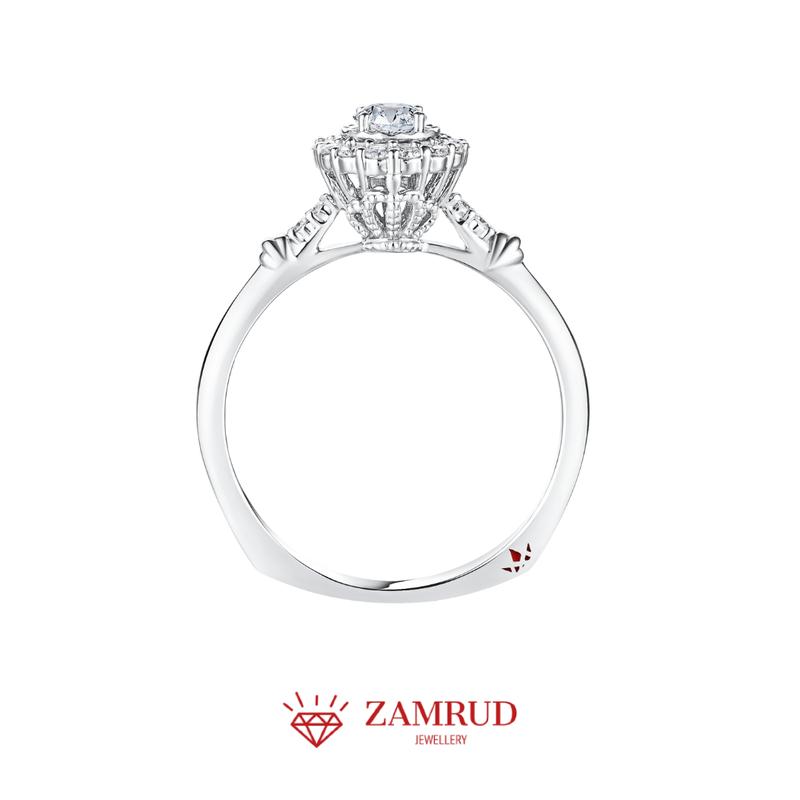 Cincin Berlian ELIZE LR Zamrud Jewellery 2