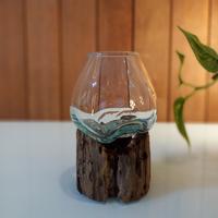 Gambar Leolle Bali Pot Bunga Kaca Tiup Kayu Gamal | Melted Glass on Wood Aesthetic | Vas Bunga Kaca Recycle Fengshui Meja Kerja | Akuarium Mini Cupang Unik Estetik | Terrarium Kaca Kayu Alami Handmade | Pajangan Meja Kantor Dekorasi Zen Minimalis dari Leolle Bali Kota Denpasar 3 Tokopedia
