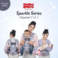 Gambar Dialogue Baby Hipseat 7-In-1 Gendongan Depan Bayi Baby Carrier - Eldora Navy dari Berry Baby Kota Bandung 5 Tokopedia