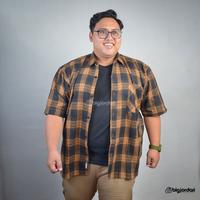 Gambar FERARINOV kemeja flannel big size 4xl 5xl 6xl 7xl 8xl hem kotak jumbo dari Big jordan online store Kab. Bandung 3 Tokopedia