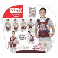 Gambar Dialogue Baby Hipseat 7-In-1 Gendongan Depan Bayi Baby Carrier - Eldora Navy dari Berry Baby Kota Bandung 4 Tokopedia