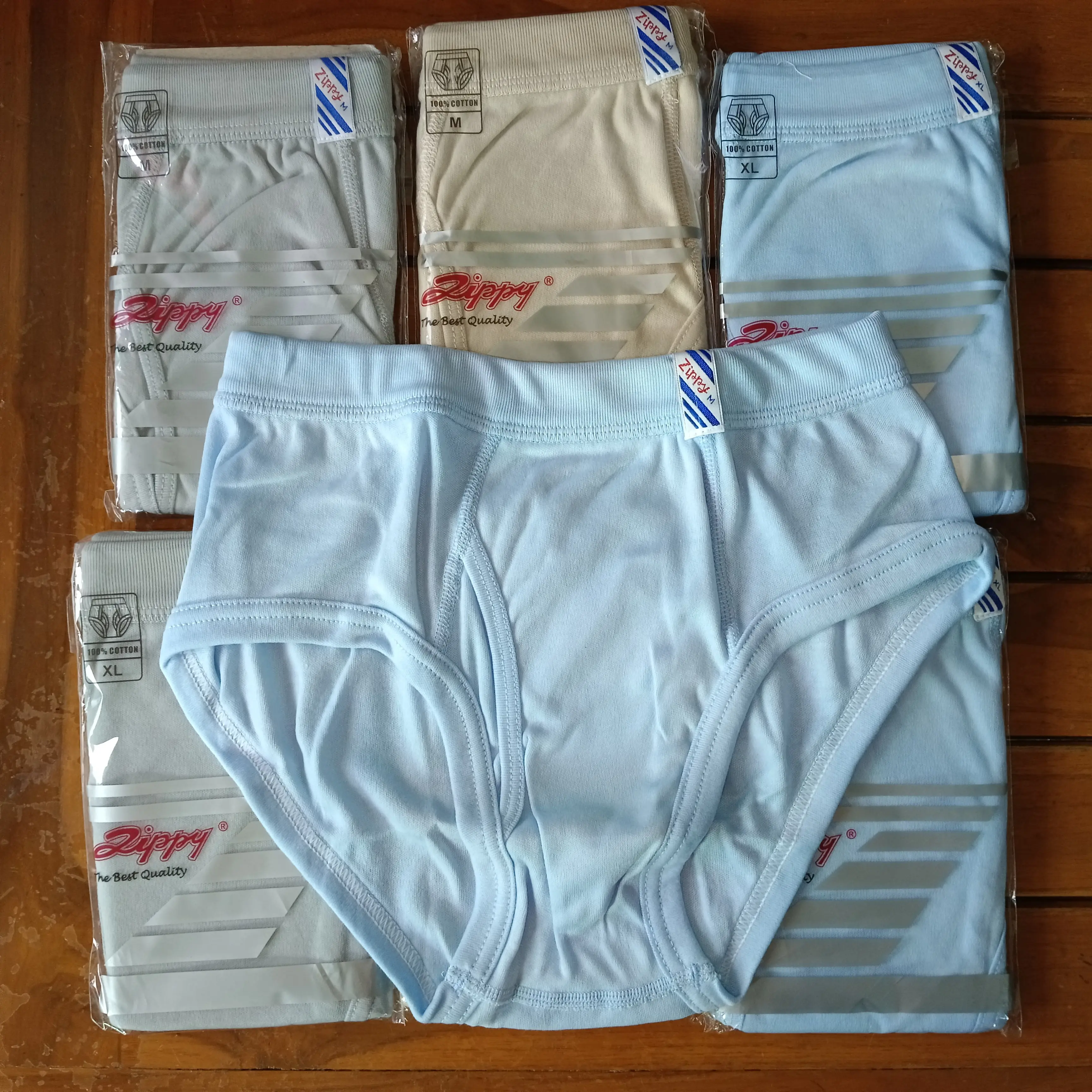 Celana Dalem Pria Dewasa Zippy 100% Katun Size M L XL | CD Pria Katun