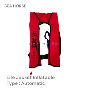 Life Jacket Inflatable Gas Type Automatic Sea Horse