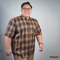 Gambar FERARINOV kemeja flannel big size 4xl 5xl 6xl 7xl 8xl hem kotak jumbo dari Big jordan online store Kab. Bandung 1 Tokopedia