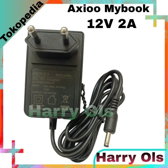 Charger adaptor Axioo mybook 10 11 14 plus 11G 14E 14F 14G 14H 12V 2A 0