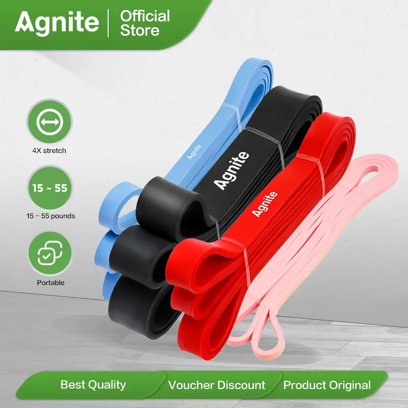 Agnite Resistance Loop Band / Karet Yoga / Yoga Bands 4X Stretch ER25X