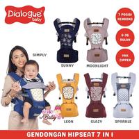 Gambar Dialogue Baby Hipseat 7-In-1 Gendongan Depan Bayi Baby Carrier - Eldora Navy dari Berry Baby Kota Bandung 2 Tokopedia