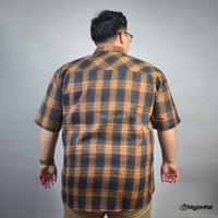 Gambar FERARINOV kemeja flannel big size 4xl 5xl 6xl 7xl 8xl hem kotak jumbo dari Big jordan online store Kab. Bandung 2 Tokopedia