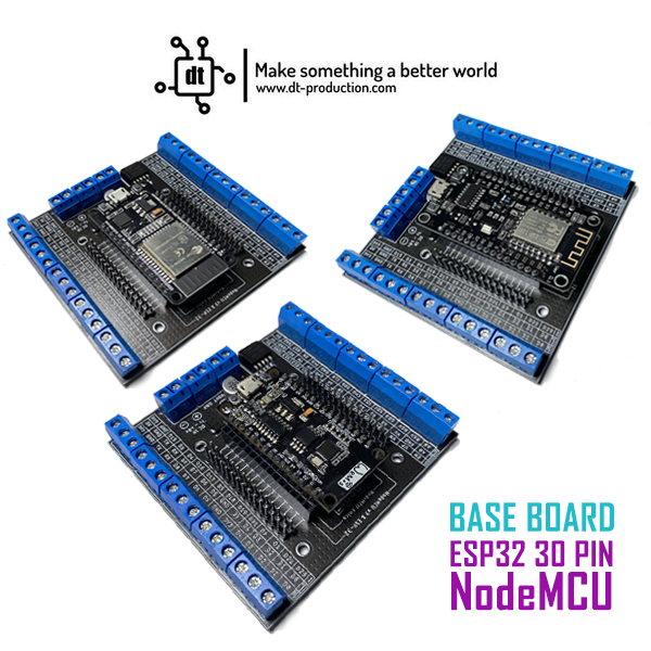 Gambar Base Board Terminal Screw ESP32 NodeMCU Wemos Dengan LM2596 dari DT Production Kota Manado Tokopedia