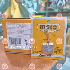 AG750282 CARBON BRUSH ARANG GERINDA GRENDA GRINDER 750 WATT 4" INGCO