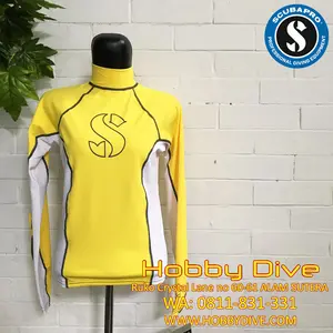 Scubapro Rashguard T-Flex Yellow/ White - Scuba Diving SP-RG12